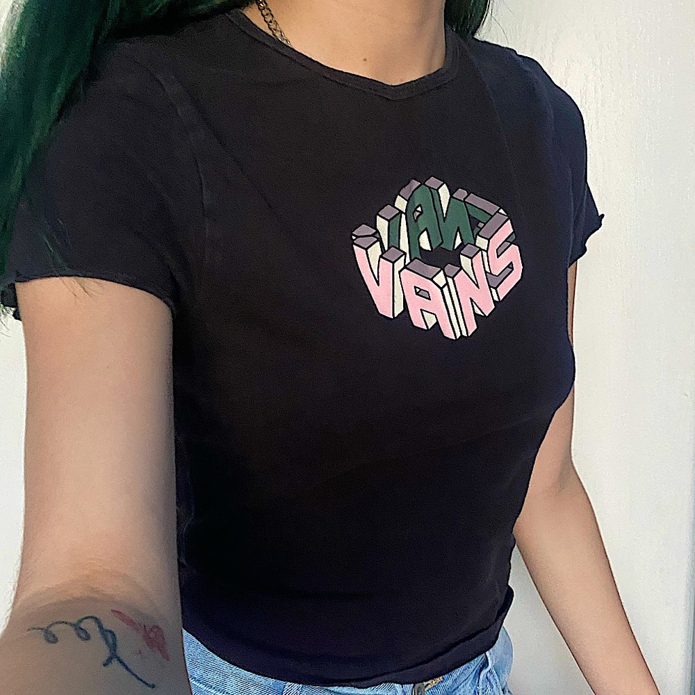 vans crop top